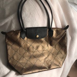 BEAUTIFUL METALLIC LONGCHAMP in Bronze